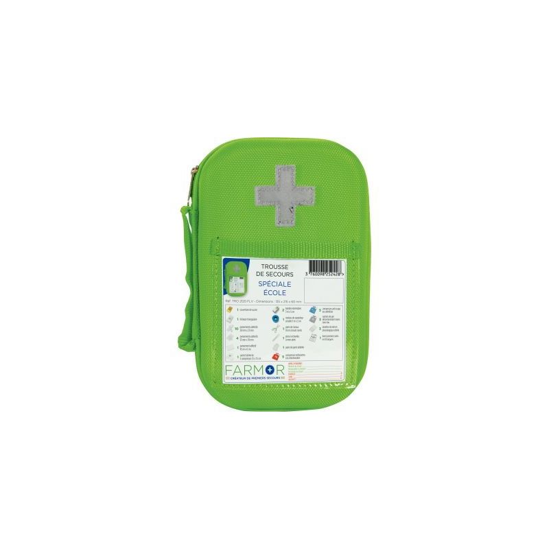 Achetez Trousse de secours spéciale école TRO 2120 FLV pas cher sur Ma Rentrée Scolaire Achetez Trousse de secours spéciale école TRO 2120 FLV pas cher sur Ma Rentrée Scolaire