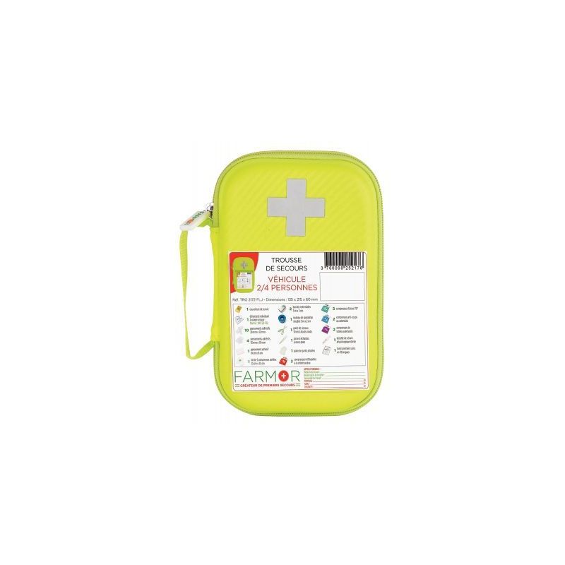 Achetez Trousse 1er secours haute visibilité TRO 2172 FLJ FARMOR pas cher sur Ma Rentrée Scolaire Achetez Trousse 1er secours haute visibilité TRO 2172 FLJ FARMOR pas cher sur Ma Rentrée Scolaire