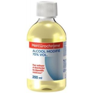 Achetez Alcool modifié 70% 200ml 50330 MERCUROCHROME pas cher sur Ma Rentrée Scolaire