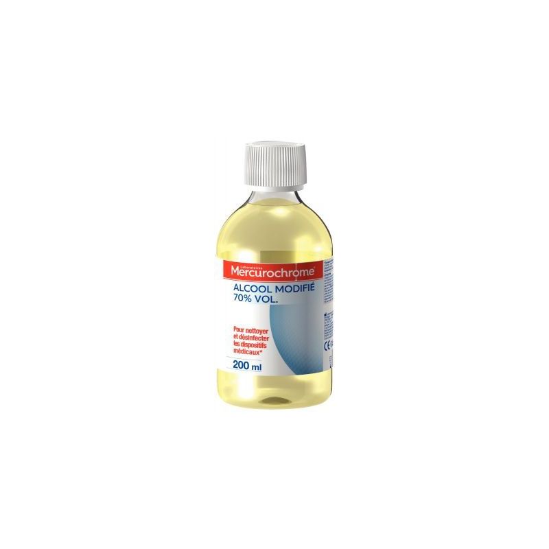 Achetez Alcool modifié 70% 200ml 50330 MERCUROCHROME pas cher sur Ma Rentrée Scolaire Achetez Alcool modifié 70% 200ml 50330 MERCUROCHROME pas cher sur Ma Rentrée Scolaire