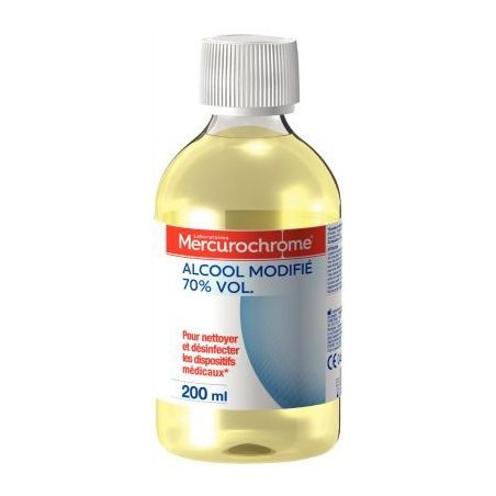 Achetez Alcool modifié 70% 200ml 50330 MERCUROCHROME pas cher sur Ma Rentrée Scolaire