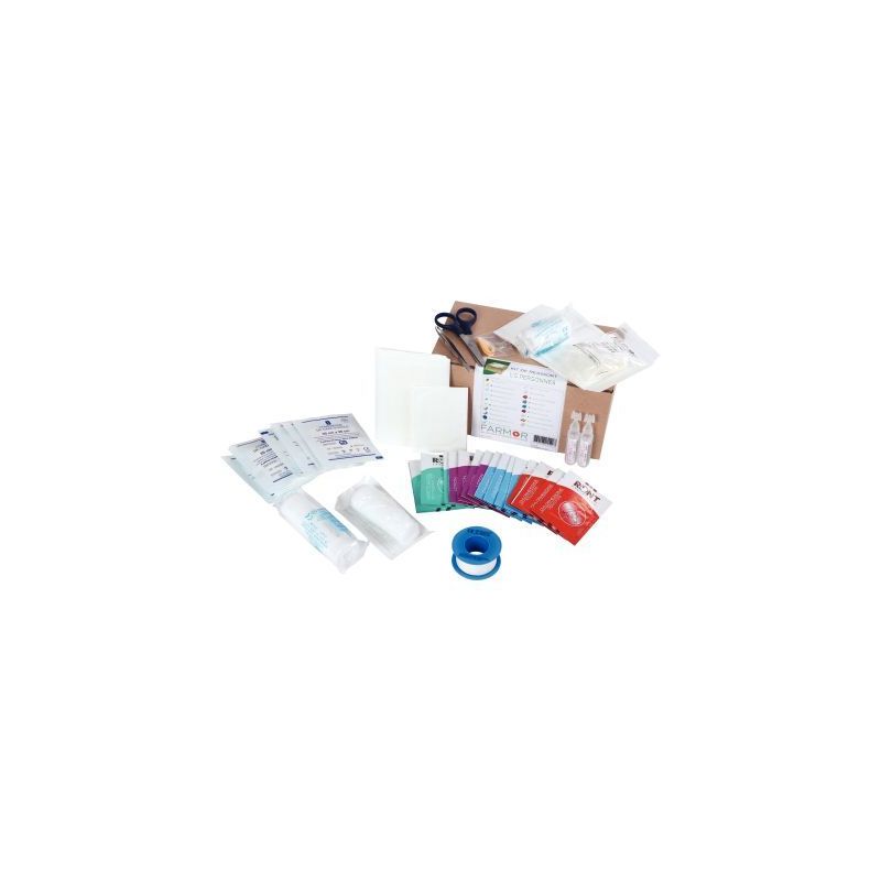 Achetez Kit réassort 4/5 personnes pour armoire à pharmacie KIT 5101 BP FARMOR pas cher sur Ma Ren.. Achetez Kit réassort 4/5 personnes pour armoire à pharmacie KIT 5101 BP FARMOR pas cher sur Ma Ren..