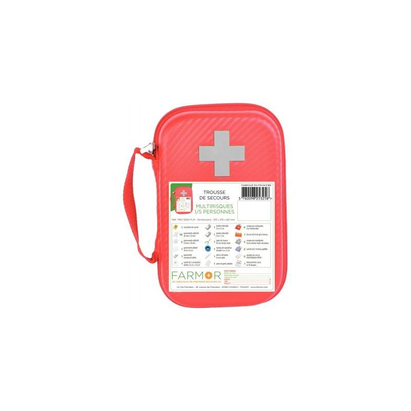 Achetez Trousse de 1er secours universel TRO 3250 FLR FARMOR pas cher sur Ma Rentrée Scolaire Achetez Trousse de 1er secours universel TRO 3250 FLR FARMOR pas cher sur Ma Rentrée Scolaire