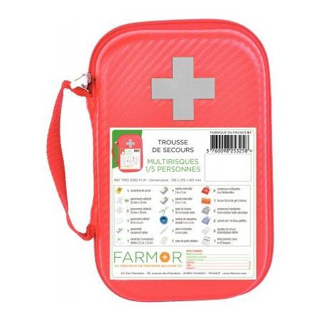 Achetez Trousse de 1er secours universel TRO 3250 FLR FARMOR pas cher sur Ma Rentrée Scolaire