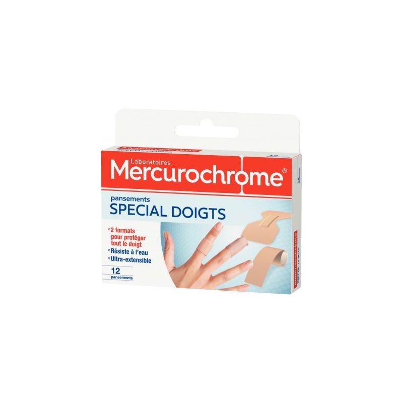 Achetez Boite de 12 pansements doigts 50220 MERCUROCHROME pas cher sur Ma Rentrée Scolaire Achetez Boite de 12 pansements doigts 50220 MERCUROCHROME pas cher sur Ma Rentrée Scolaire