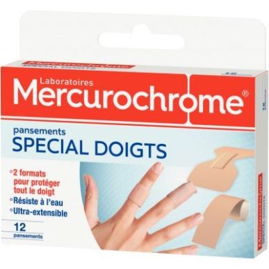Achetez Boite de 12 pansements doigts 50220 MERCUROCHROME pas cher sur Ma Rentrée Scolaire