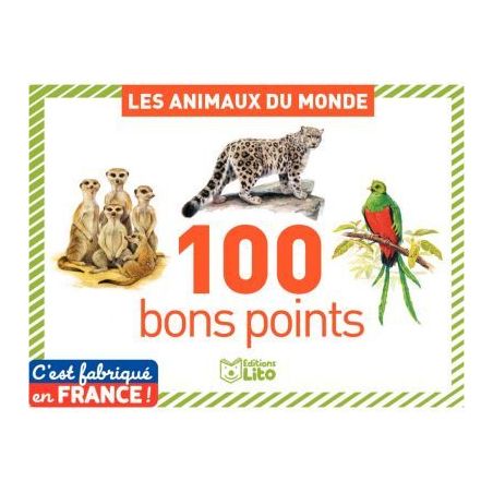 Achetez Boite de 100 images animaux du monde 03106 EDITIONS LITO pas cher sur Ma Rentrée Scolaire