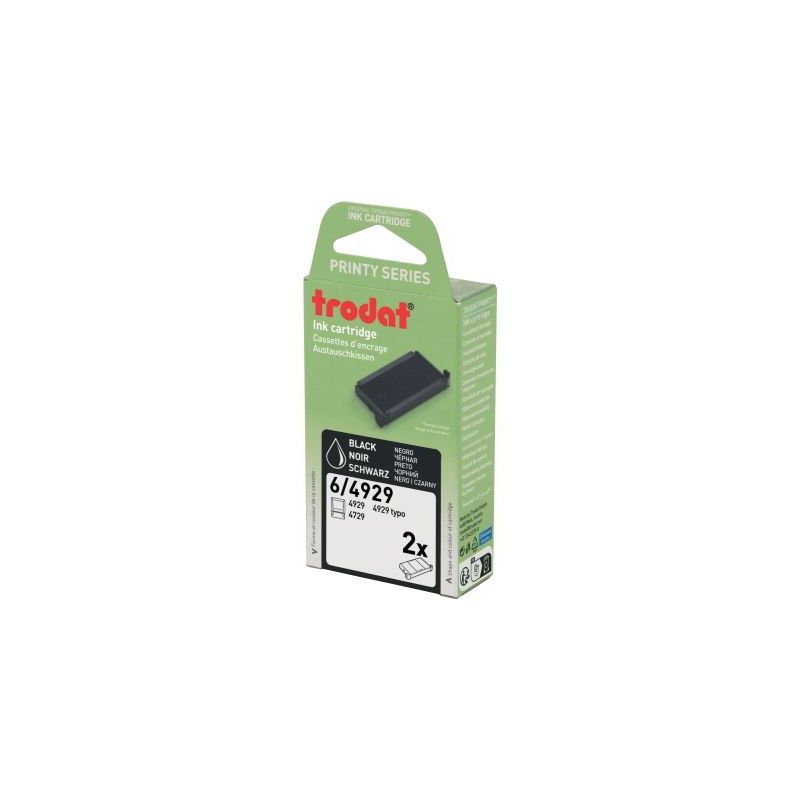 Achetez Blister de 2 cassettes 6/4929 encre noir B249291/4006 TRODAT pas cher sur Ma Rentrée Scolai.. Achetez Blister de 2 cassettes 6/4929 encre noir B249291/4006 TRODAT pas cher sur Ma Rentrée Scolai..