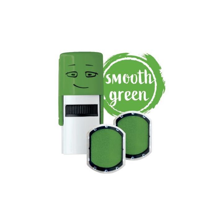 Blister de 2 cassettes d'encrage vert 164859 COLOP