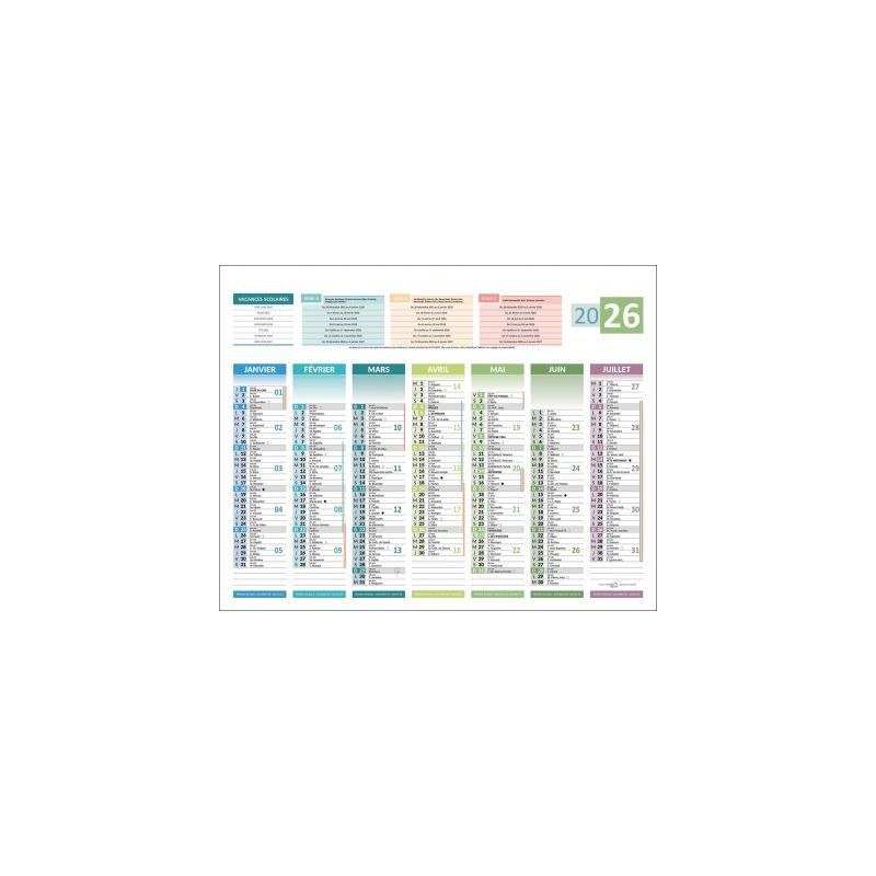 Achetez Calendrier semestriel 7 mois par face 4 saisons 21x26,5cm PAPSAISONSMINI BOUCHUT GRANDREMY p.. Achetez Calendrier semestriel 7 mois par face 4 saisons 21x26,5cm PAPSAISONSMINI BOUCHUT GRANDREMY p..