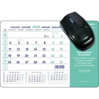 Achetez Tapis de souris calendrier 1.841.9900.00.0.0 BREPOLS pas cher sur Ma Rentrée Scolaire