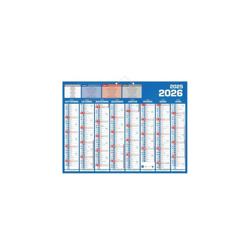 Achetez Calendrier 8 mois sur chaque face 40,5 x 55 cm PAPCLAS16 pas cher sur Ma Rentrée Scolaire Achetez Calendrier 8 mois sur chaque face 40,5 x 55 cm PAPCLAS16 pas cher sur Ma Rentrée Scolaire