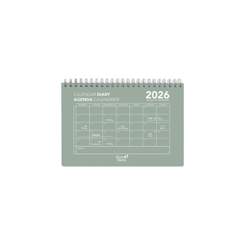 Achetez Calendrier mensuel Oslo 15.5x23.8 vert 162008Q QUO VADIS pas cher sur Ma Rentrée Scolaire Achetez Calendrier mensuel Oslo 15.5x23.8 vert 162008Q QUO VADIS pas cher sur Ma Rentrée Scolaire
