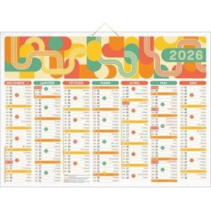 Achetez Calendrier Air du temps 40,5x55cm PAPAIRDUTEMPS BOUCHUT GRANDREMY pas cher sur Ma Rentrée S..