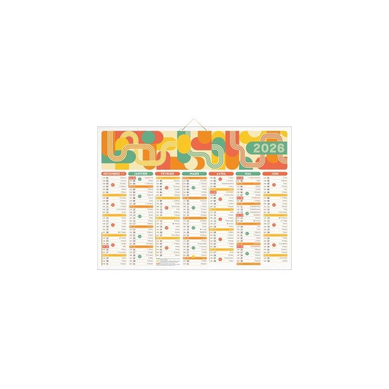 Achetez Calendrier Air du temps 40,5x55cm PAPAIRDUTEMPS BOUCHUT GRANDREMY pas cher sur Ma Rentrée S..