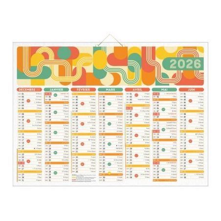 Achetez Calendrier Air du temps 40,5x55cm PAPAIRDUTEMPS BOUCHUT GRANDREMY pas cher sur Ma Rentrée S..