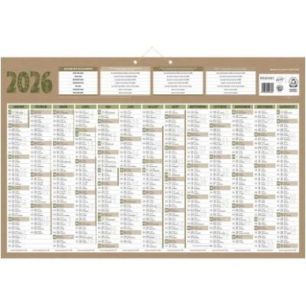 Achetez Calendrier annuel 13 mois Natura 43x65cm PAPNATURAMAXI BOUCHUT GRANDREMY pas cher sur Ma Ren..