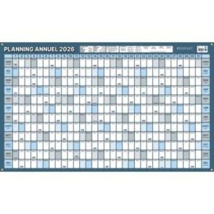 Achetez Planning souple annuel janvier à décembre PAPPLANMILL pas cher sur Ma Rentrée Scolaire