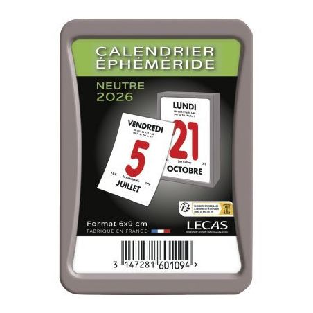 Achetez Bloc éphéméride journalier 6 x 9 cm 100900008 LECAS pas cher sur Ma Rentrée Scolaire