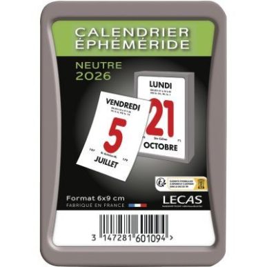 Achetez Bloc éphéméride journalier 6 x 9 cm 100900008 LECAS pas cher sur Ma Rentrée Scolaire