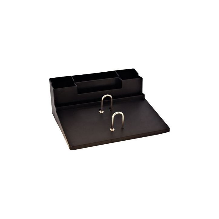 Porte-bloc éphéméride avec pot à crayons noir 900306 ELAMI