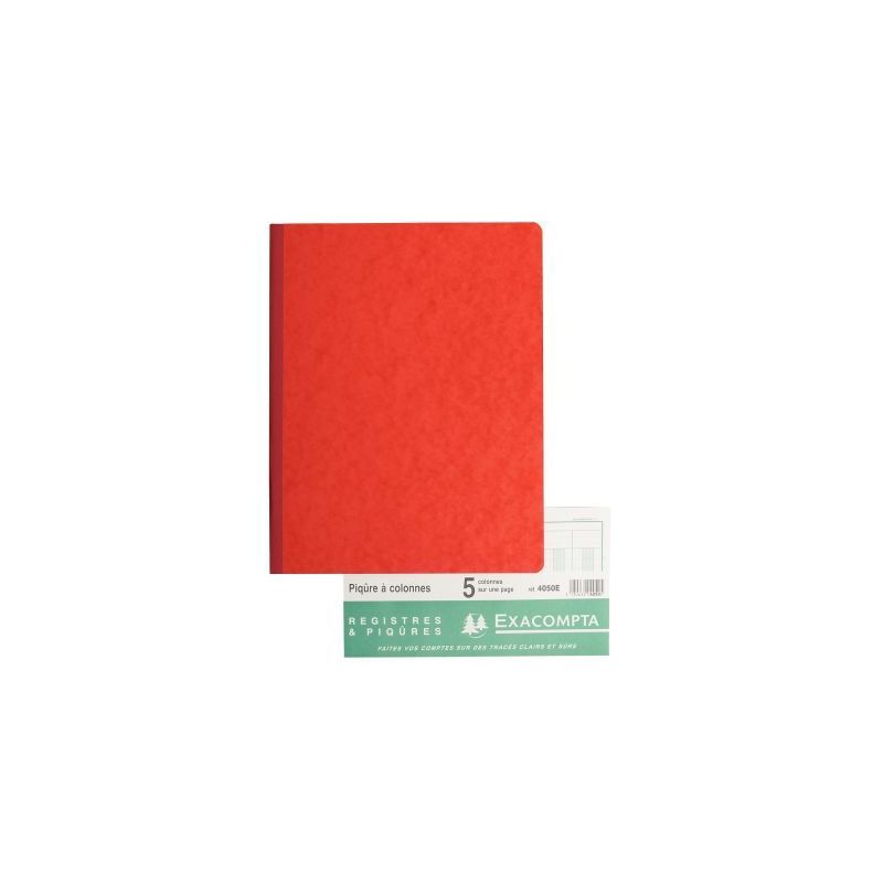 Achetez Piqûre 80 pages 5 colonnes sur 1 page format 25 x 32 cm à la française 4050E EXACOMPTA pa.. Achetez Piqûre 80 pages 5 colonnes sur 1 page format 25 x 32 cm à la française 4050E EXACOMPTA pa..