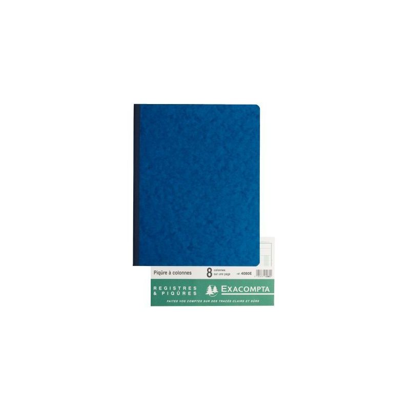 Achetez Piqûre 80 pages 8 colonnes sur 1 page format 25 x 32 cm à la française 4080E EXACOMPTA pa.. Achetez Piqûre 80 pages 8 colonnes sur 1 page format 25 x 32 cm à la française 4080E EXACOMPTA pa..