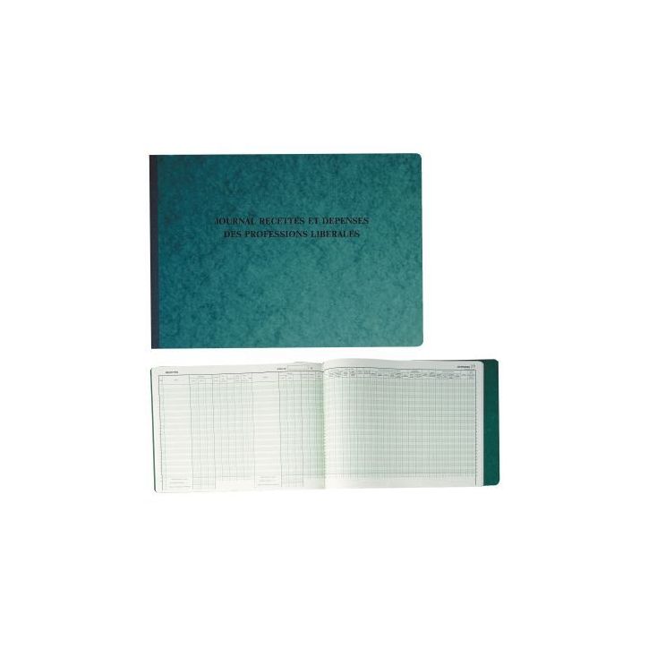 Piqûre de 80 pages recettes et dépenses des professions libérales 9620E EXACOMPTA