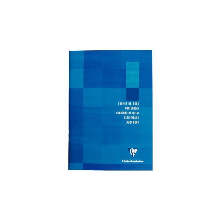 Cahier de bord de l'élève, réglure spéciale à  colonnes, 40 pages format 14,8x21 cm 3689C CLAIREFONTAINE