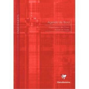 Achetez Agenda de bord non millésimé, 144 pages, format A4 : 21x29,7 cm 9059C CLAIREFONTAINE pas c..
