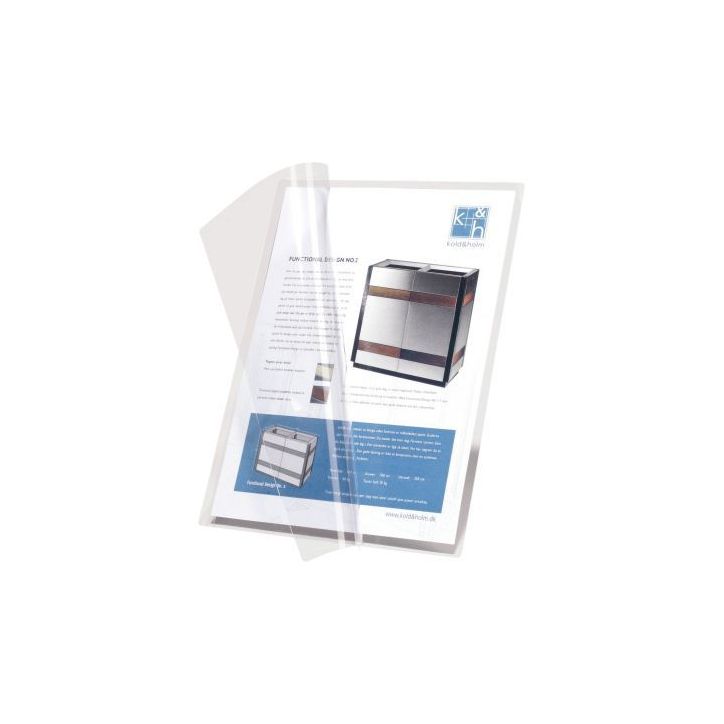 DURABLE Sachet 10 Pochettes de plastification à  froid Seal It A4 - Transparent