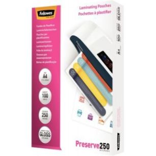 Achetez FELLOWES Pack de 100 pochettes A4 250 microns 5401802 pas cher sur Ma Rentrée Scolaire