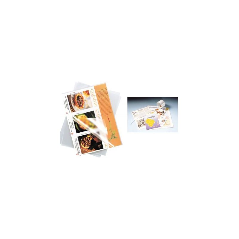 Achetez Boite de 100 pochettes à plastifier format 216x303mm pour document A4 ép 125µ 6003501 BUD..