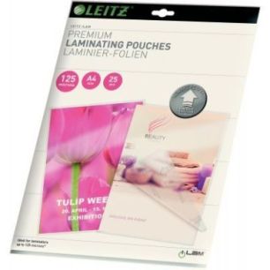 Achetez Paquet de 25 pochettes pour plastification à chaud Leitz Ilam UDT A4 125µ 74820000 LEITZ p..
