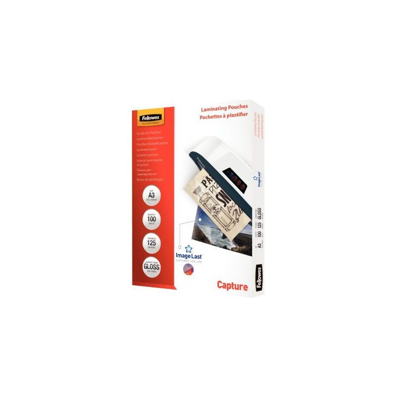 Achetez Boîte de 100 pochettes de plastification A3 125 microns 5307506 FELLOWES pas cher sur Ma Re.. Achetez Boîte de 100 pochettes de plastification A3 125 microns 5307506 FELLOWES pas cher sur Ma Re..