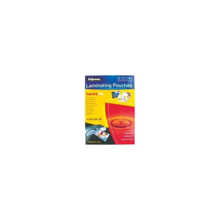 IBICO Pack de 100 pochettes de plastification brillantes A3, 125 microns 627321