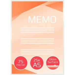 Achetez Paquet de 25 pochettes de plastification A5 75µ 3740483 GBC ACCO pas cher sur Ma Rentrée S..