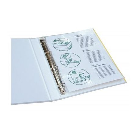 Achetez FELLOWES Pack de 100 pochettes pré perforées brillantes A4 80 microns 5452502 pas cher sur..