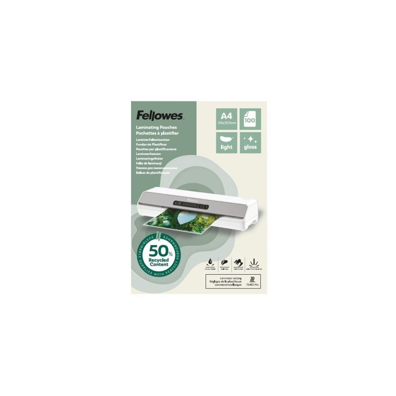 Achetez Boîte de 100 pochettes de plastification brillantes A4 80 microns 100142987 FELLOWES pas ch.. Achetez Boîte de 100 pochettes de plastification brillantes A4 80 microns 100142987 FELLOWES pas ch..