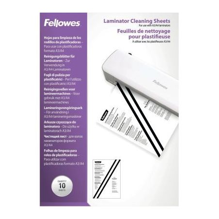 Achetez Sachet de 10 feuilles de nettoyage pour plastifieuse A3/A4 5320604 FELLOWES pas cher sur Ma ..