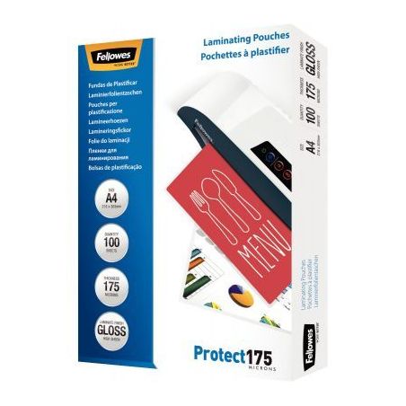 Achetez FELLOWES Pack de 100 pochettes A4 175 microns 5308703 pas cher sur Ma Rentrée Scolaire