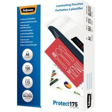 Achetez FELLOWES Pack de 100 pochettes A4 175 microns 5308703 pas cher sur Ma Rentrée Scolaire