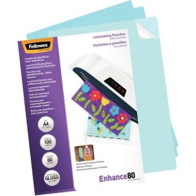 Achetez FELLOWES Pack de 100 pochettes A4 dos adhésif 80 microns 5302202 pas cher sur Ma Rentrée S..