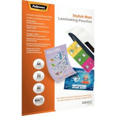 Achetez Pack de 25 pochettes de plastification à chaud A4 5602101 FELLOWES pas cher sur Ma Rentrée..