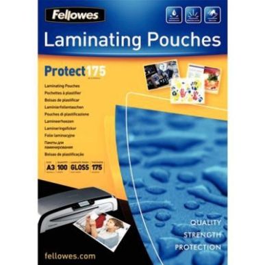 Achetez Boîte de 100 pochettes de plastification A3 175 microns 5308803 FELLOWES pas cher sur Ma Re..