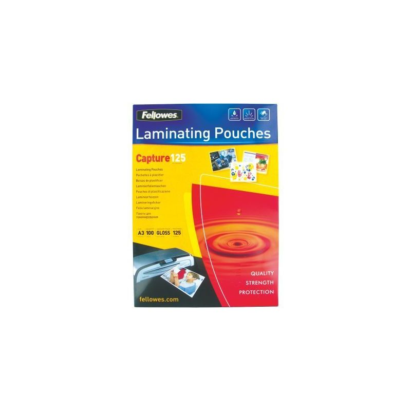 Achetez Boite de 100 pochettes à plastifier format 303x426mm pour document A3 ép 125µ 6003401 BUD..