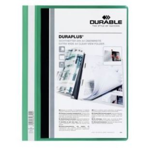 Achetez Chemise personnalisable à lamelle DURAPLUS format A4 : 21x29,7cm   vert 2579-05 DURABLE pas..