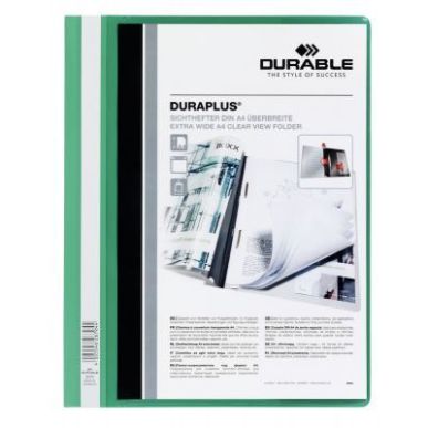 Achetez Chemise personnalisable à lamelle DURAPLUS format A4 : 21x29,7cm   vert 2579-05 DURABLE pas..