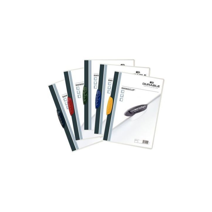 Chemise SWINGCLIP translucide clip assortis 2260-00 SWINGCLIP DURABLE