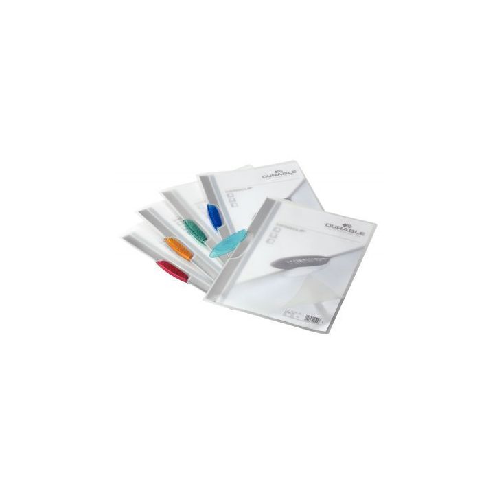 DURABLE Chemise de présentation Swingclip à  clip pivotant forme ellipse - 1 à  30 feuilles A4 - Bleu
